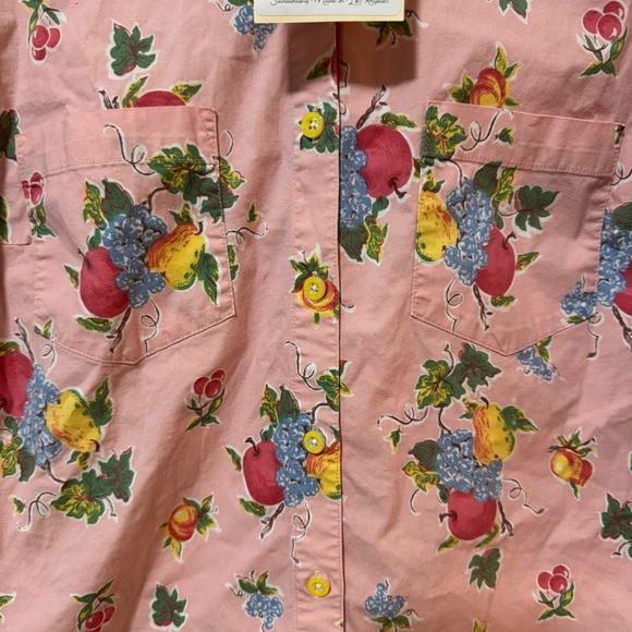 Selina Sanders Blouse Upcycle Vintage Material Rare NWT $227 - Picture 6 of 10